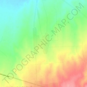 Al-Thabitya topographic map, elevation, terrain