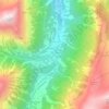 Saleinaz topographic map, elevation, terrain