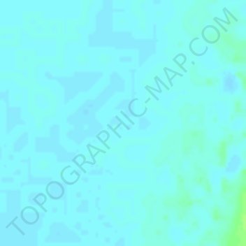 Lake Faguibine topographic map, elevation, terrain