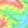 Pastori topographic map, elevation, terrain