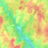 Fayat topographic map, elevation, terrain