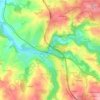 Le Pont Vieux topographic map, elevation, terrain