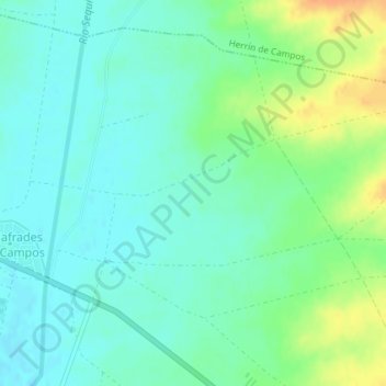 Los Gatos topographic map, elevation, terrain