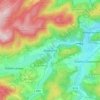 Sieperting topographic map, elevation, terrain