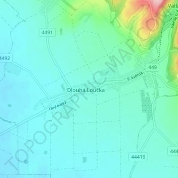Langendorf topographic map, elevation, terrain