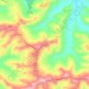 Moregnano topographic map, elevation, terrain