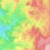 Chadiéras topographic map, elevation, terrain