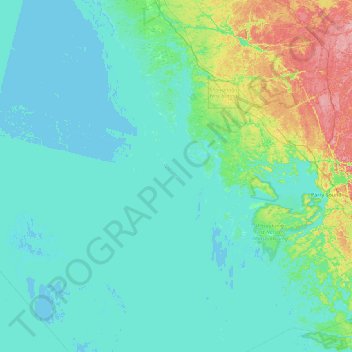 Stalker Island topographic map, elevation, terrain