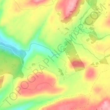 Cachoeira do Tio França topographic map, elevation, terrain