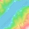 Markhus topographic map, elevation, terrain
