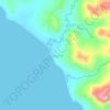 Butanguiad topographic map, elevation, terrain