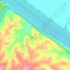 Jawbone topographic map, elevation, terrain
