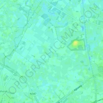 Zeldam topographic map, elevation, terrain