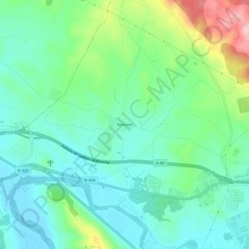 Nohales topographic map, elevation, terrain