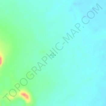 Jabal al Ma' topographic map, elevation, terrain