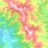 Ranchula topographic map, elevation, terrain