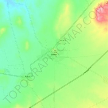 Saboura topographic map, elevation, terrain