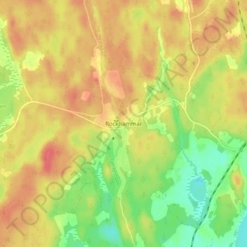 Rockhammar topographic map, elevation, terrain