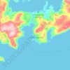 Honningsvåg topographic map, elevation, terrain