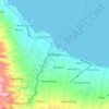 Maumere topographic map, elevation, terrain