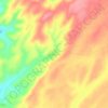 Damlakaya topographic map, elevation, terrain