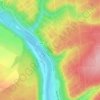 Site d'escalade de Maron topographic map, elevation, terrain