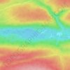 Lower Tetagouche Lake topographic map, elevation, terrain