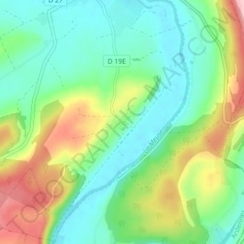 Vilmontry topographic map, elevation, terrain