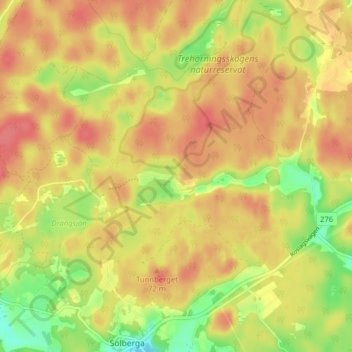 Gumrarö topographic map, elevation, terrain