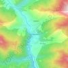Trashiyangtse topographic map, elevation, terrain