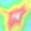Nanda Kot topographic map, elevation, terrain