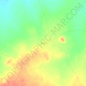 Loyi topographic map, elevation, terrain
