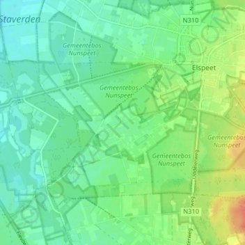 Kleine Kolonie topographic map, elevation, terrain