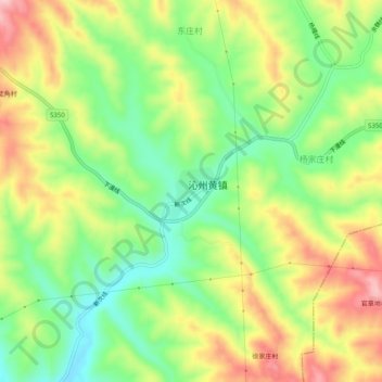 次村 topographic map, elevation, terrain