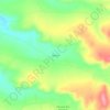 Tibuna topographic map, elevation, terrain