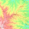 Cambé topographic map, elevation, terrain