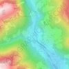 Putschall topographic map, elevation, terrain