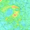 五华山 topographic map, elevation, terrain