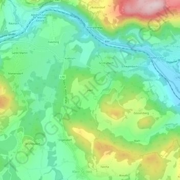 Hart topographic map, elevation, terrain
