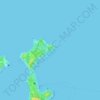 Morro do Castelo topographic map, elevation, terrain
