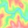 Glen Eyre topographic map, elevation, terrain