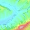 Hodanoc - Odanovce topographic map, elevation, terrain