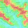 Bergertshofen topographic map, elevation, terrain