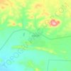 Khorixas topographic map, elevation, terrain