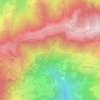 Sbarra topographic map, elevation, terrain