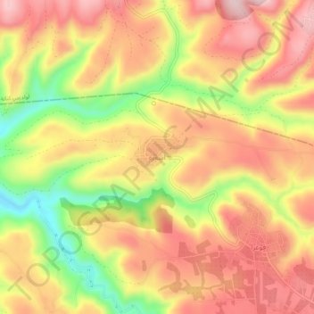 Asaara topographic map, elevation, terrain