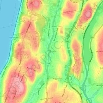 Grey Oaks topographic map, elevation, terrain