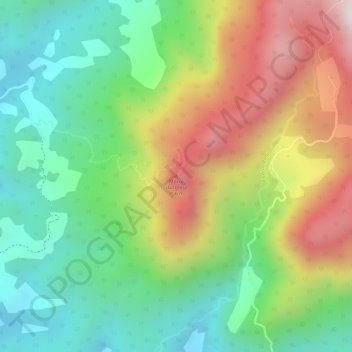 Morro da Igreja topographic map, elevation, terrain