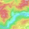 La Alfera topographic map, elevation, terrain