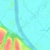 Faures topographic map, elevation, terrain